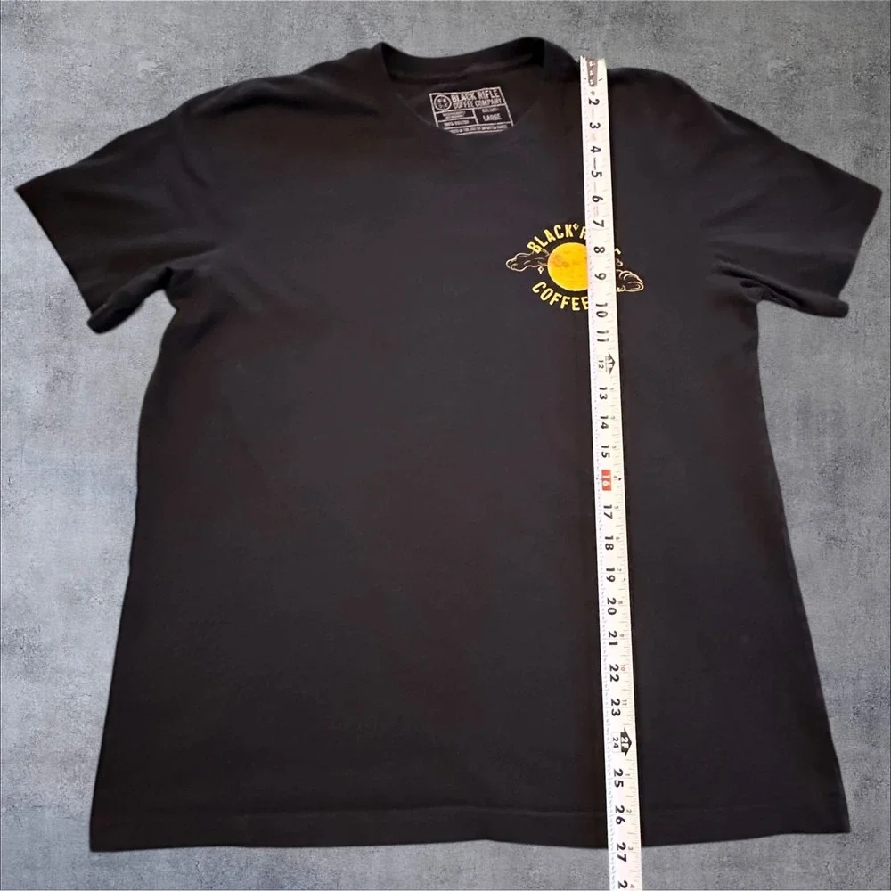 Black Rifle Coffee Company Boston Tea Party Graphic T-Shirt Mens Large Black - Picture 2 of 8